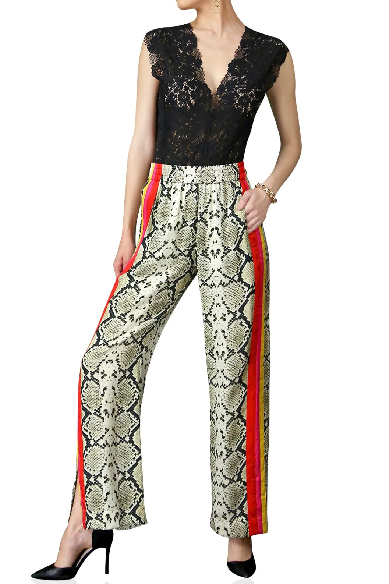 Kyle Snake Print Pants
