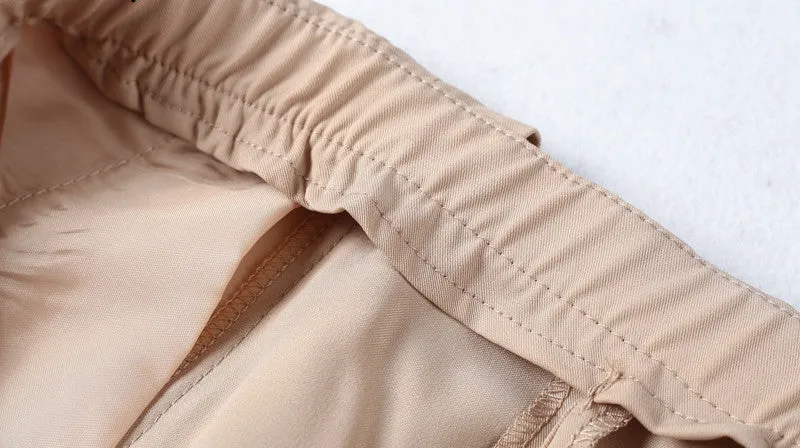 Lace Up High Waisted Shorts