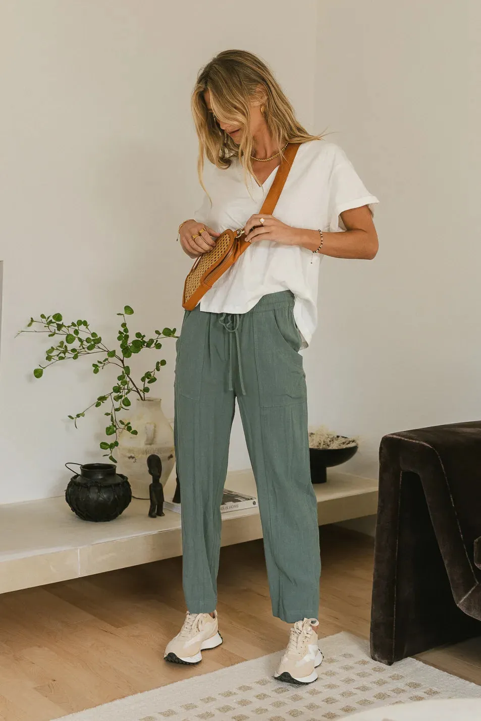 Laurence Pants in Teal - FINAL SALE