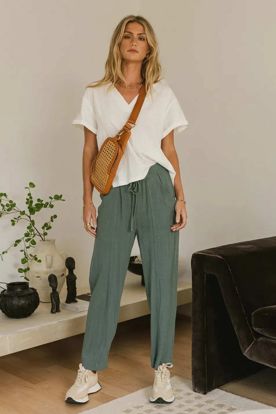 Laurence Pants in Teal - FINAL SALE