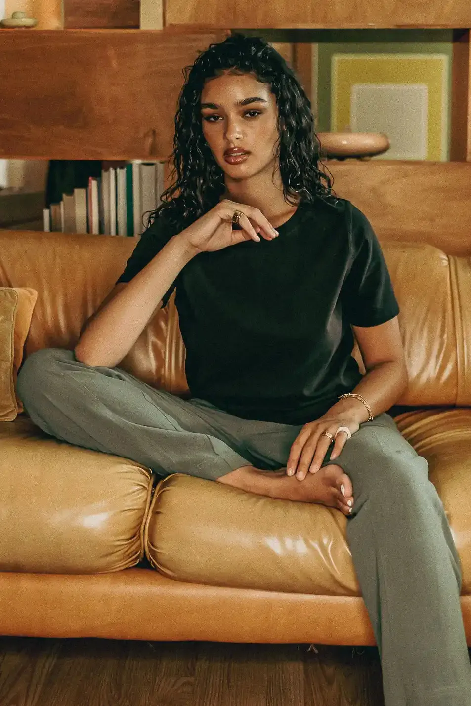 Laurence Pants in Teal - FINAL SALE