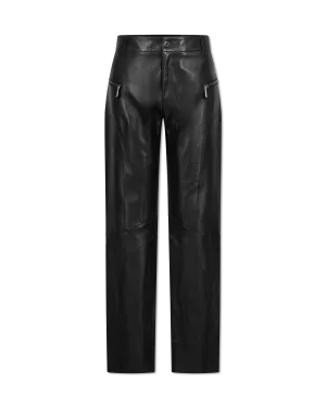 Leather Moto Pants