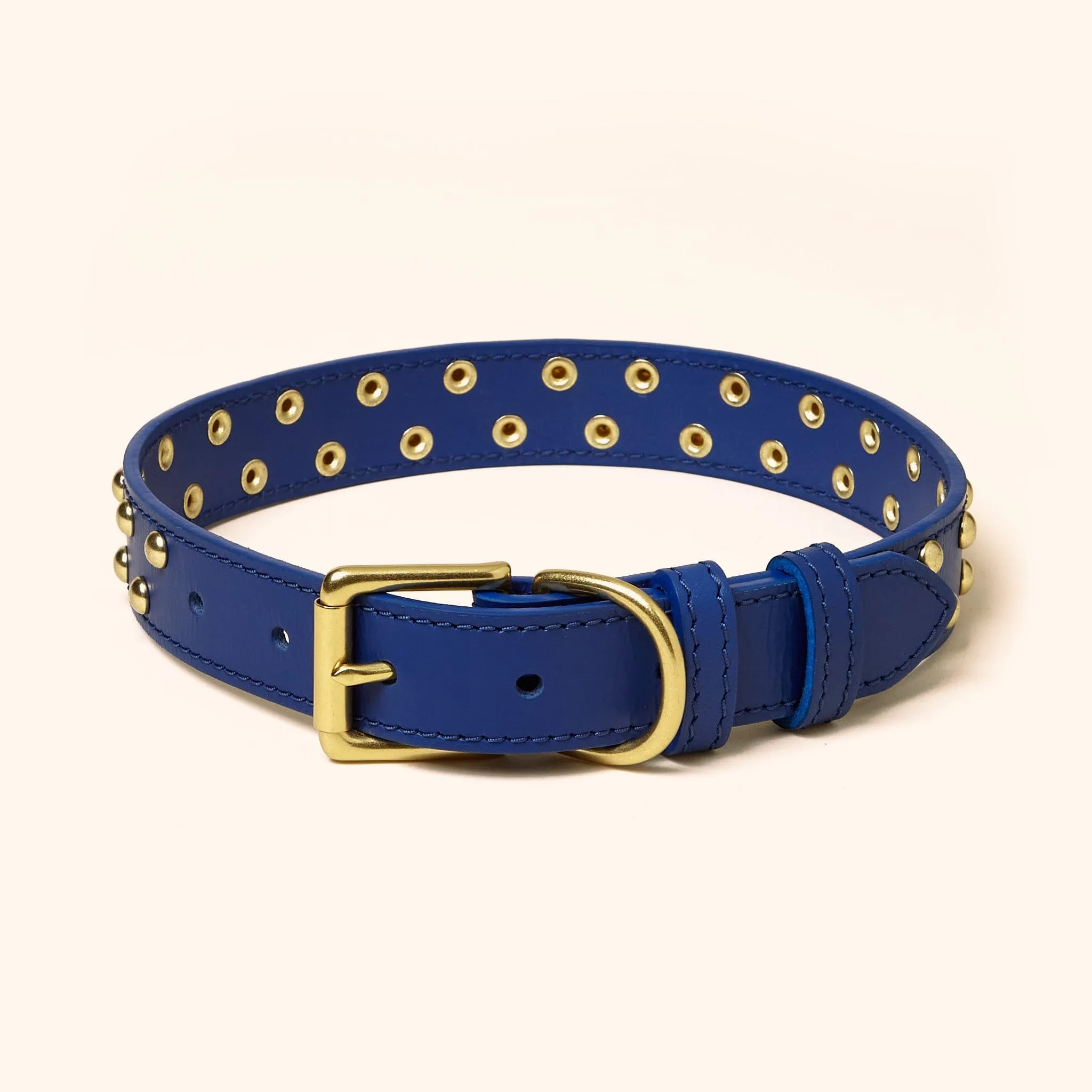 Leather Studded Collar
