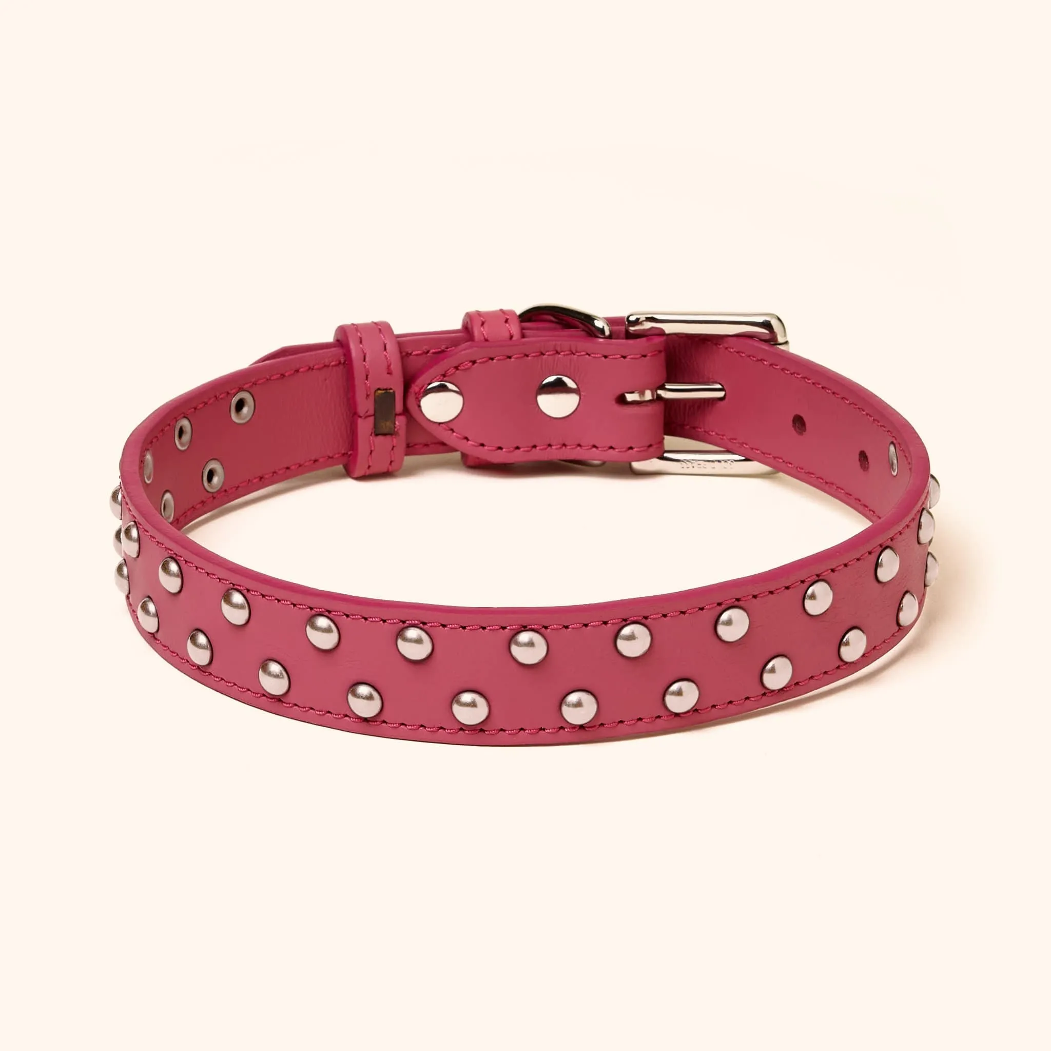 Leather Studded Collar