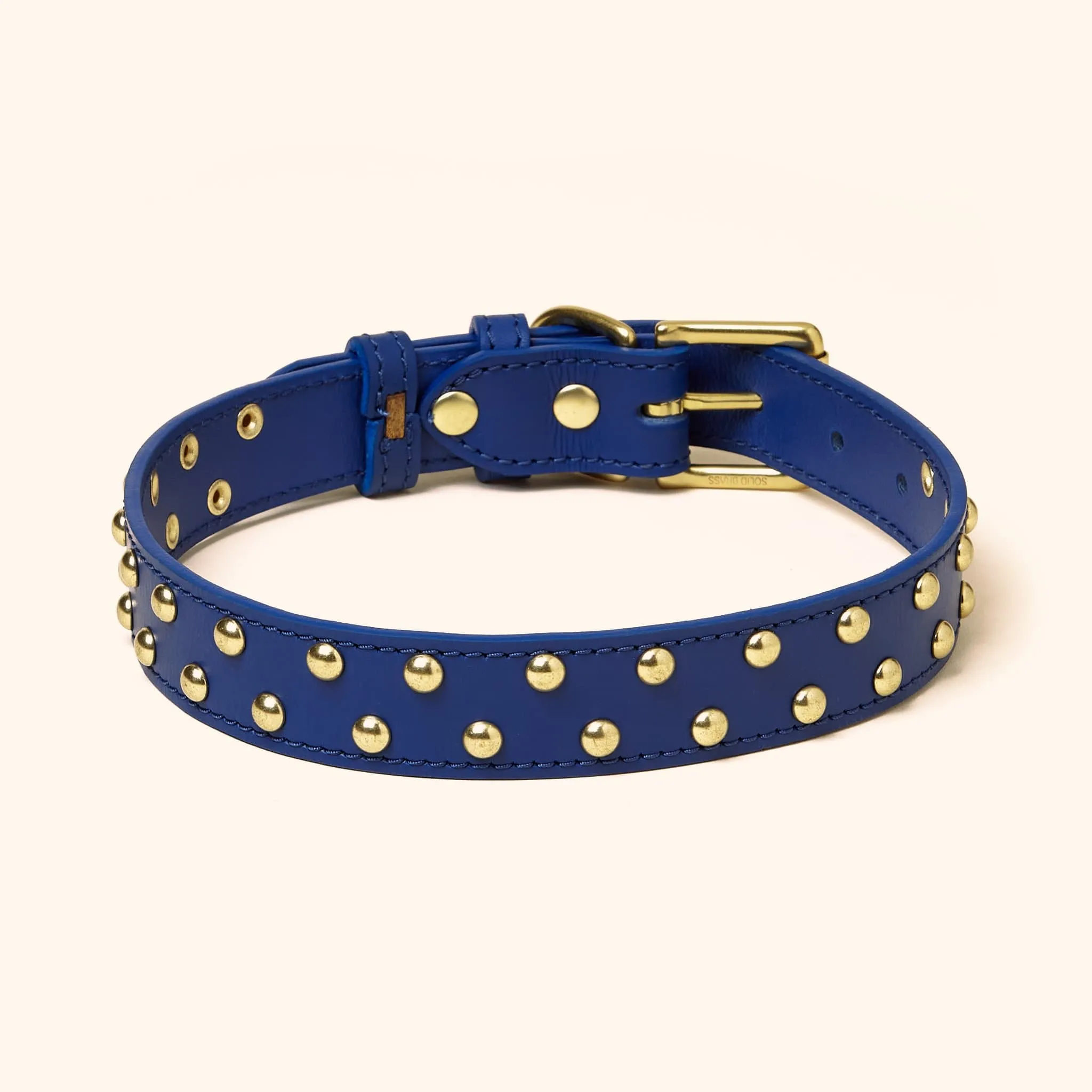 Leather Studded Collar