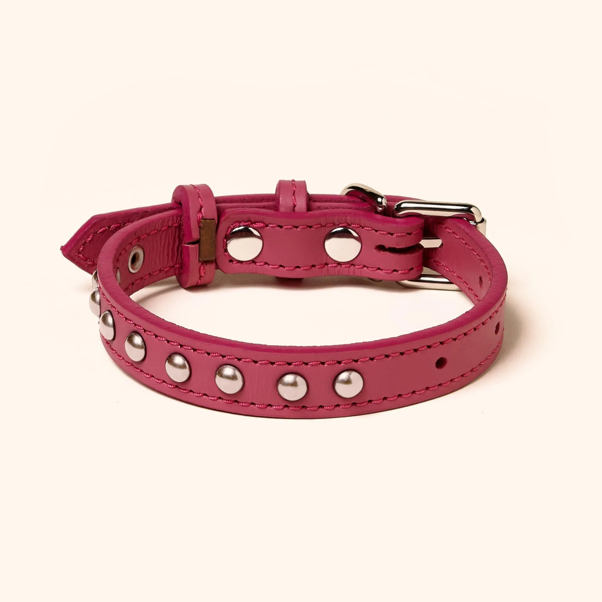 Leather Studded Collar