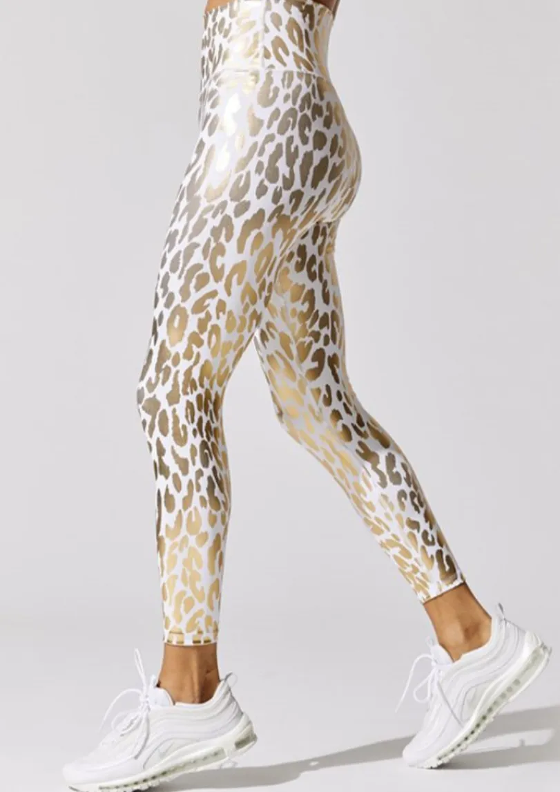 Leopard Print High Waist Yoga Pants