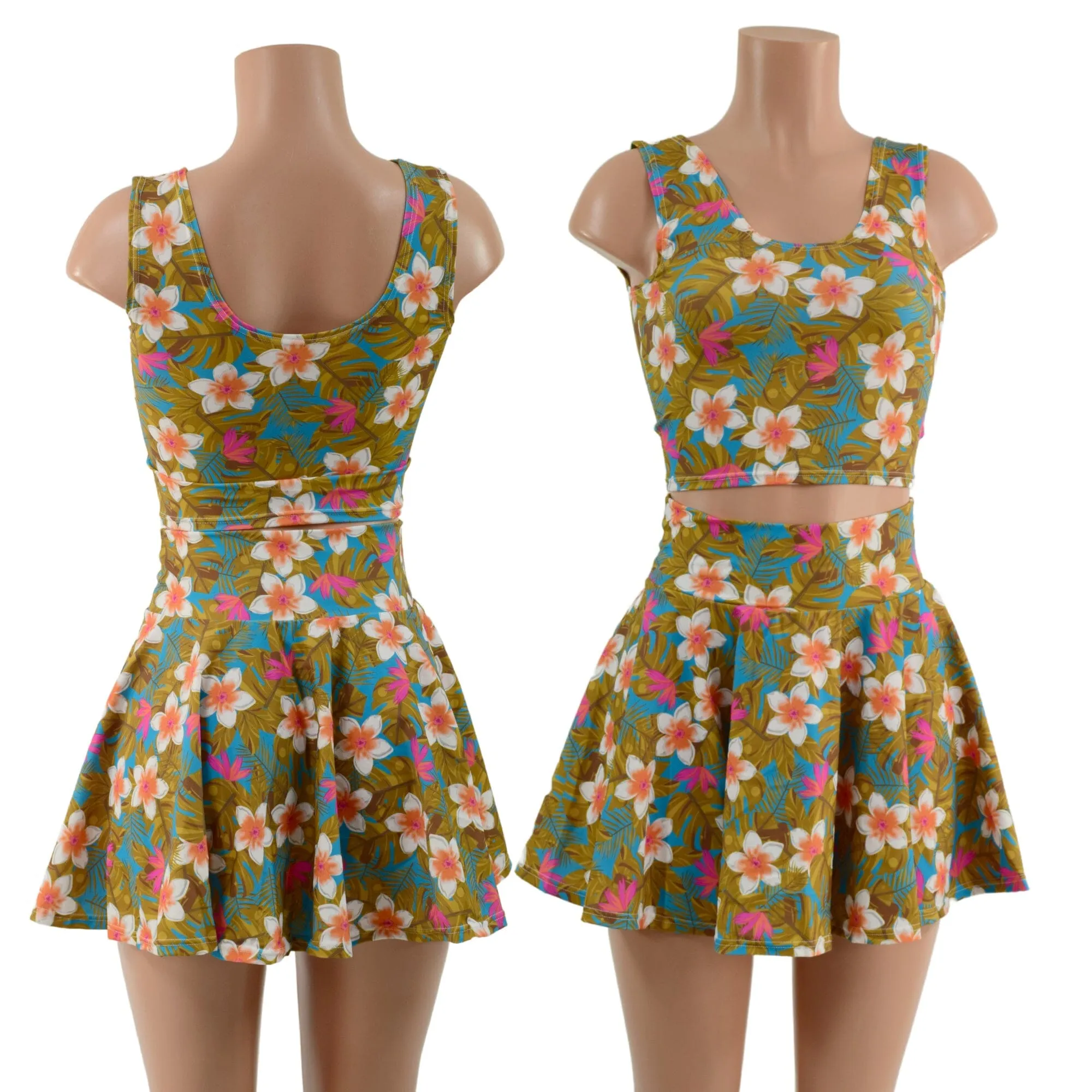 Lets Have a Tikki Skirt, Bike Shorts, or Crop Tank READY to SHIP