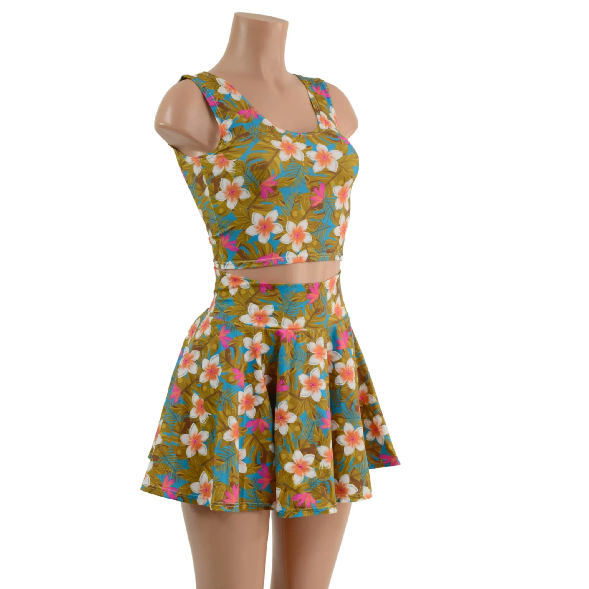 Lets Have a Tikki Skirt, Bike Shorts, or Crop Tank READY to SHIP
