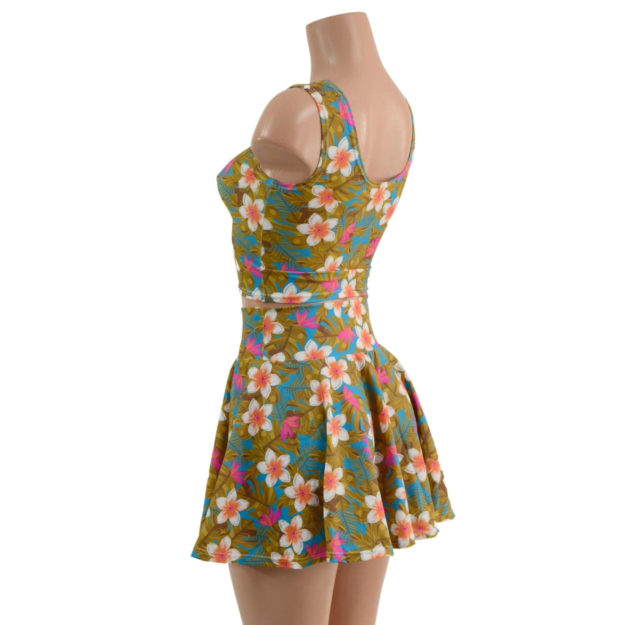 Lets Have a Tikki Skirt, Bike Shorts, or Crop Tank READY to SHIP