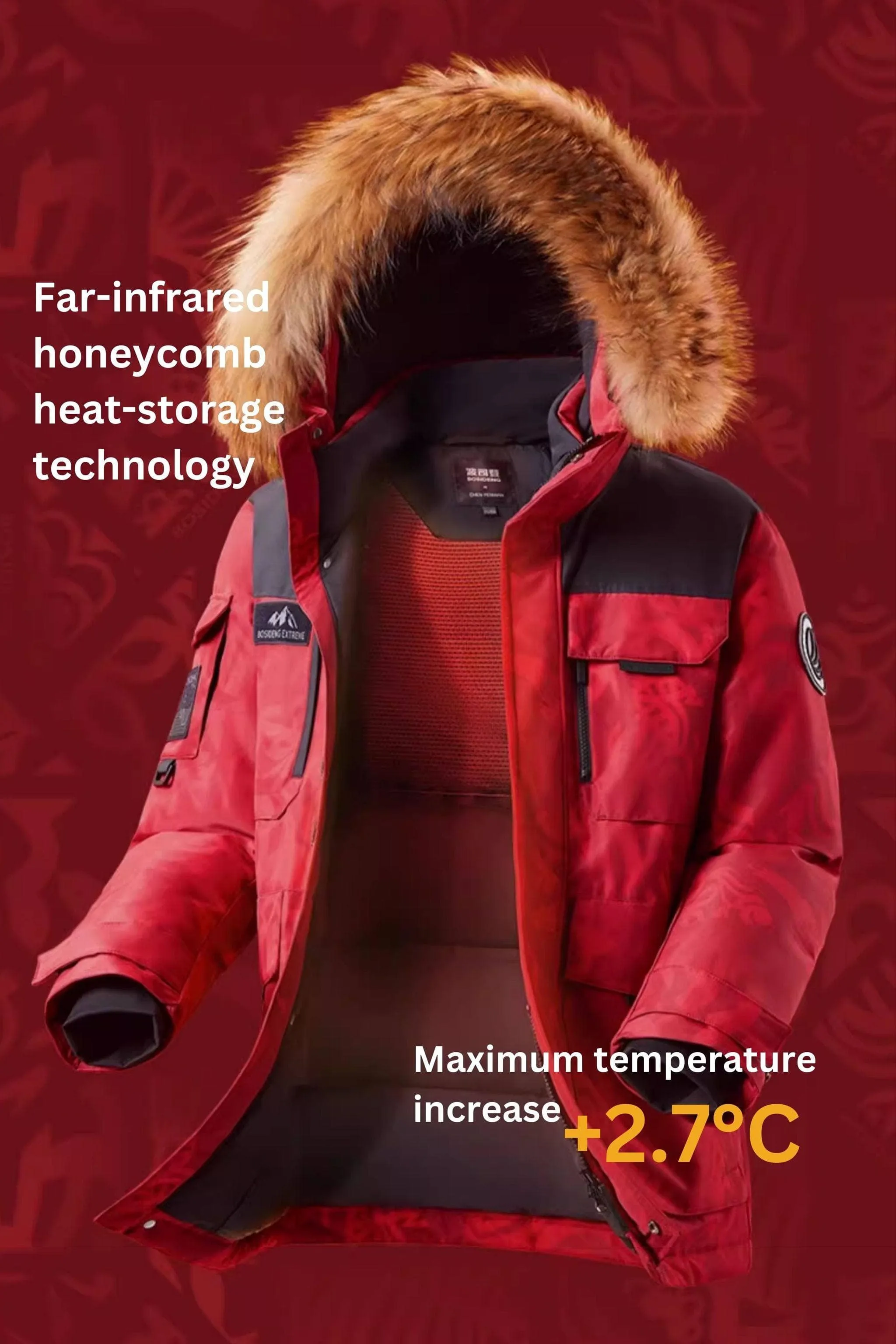 Limited Edition:  Classic Extreme Goose Down Parka With Fur Hood 2317