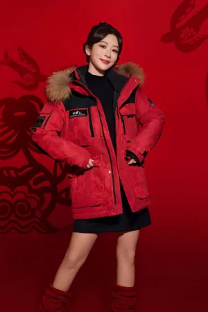 Limited Edition:  Classic Extreme Goose Down Parka With Fur Hood 2317