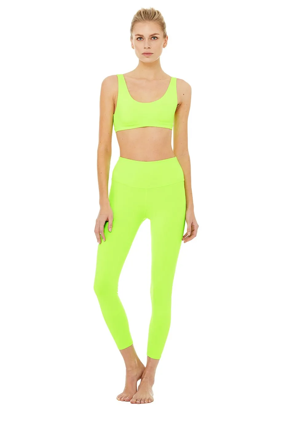 Limited-Edition Exclusive 7/8 High-Waist Neon Airbrush Legging