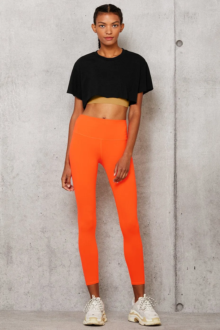 Limited-Edition Exclusive 7/8 High-Waist Neon Airbrush Legging