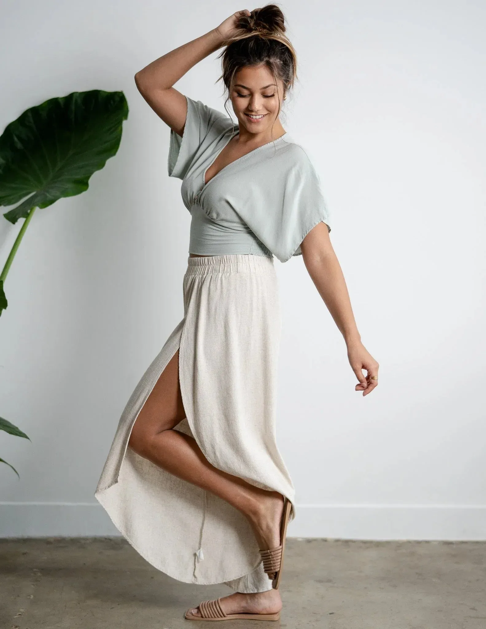Linen Clementine Pant