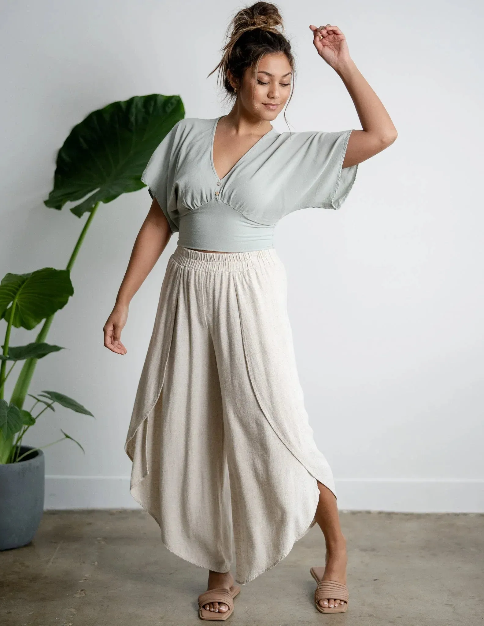 Linen Clementine Pant