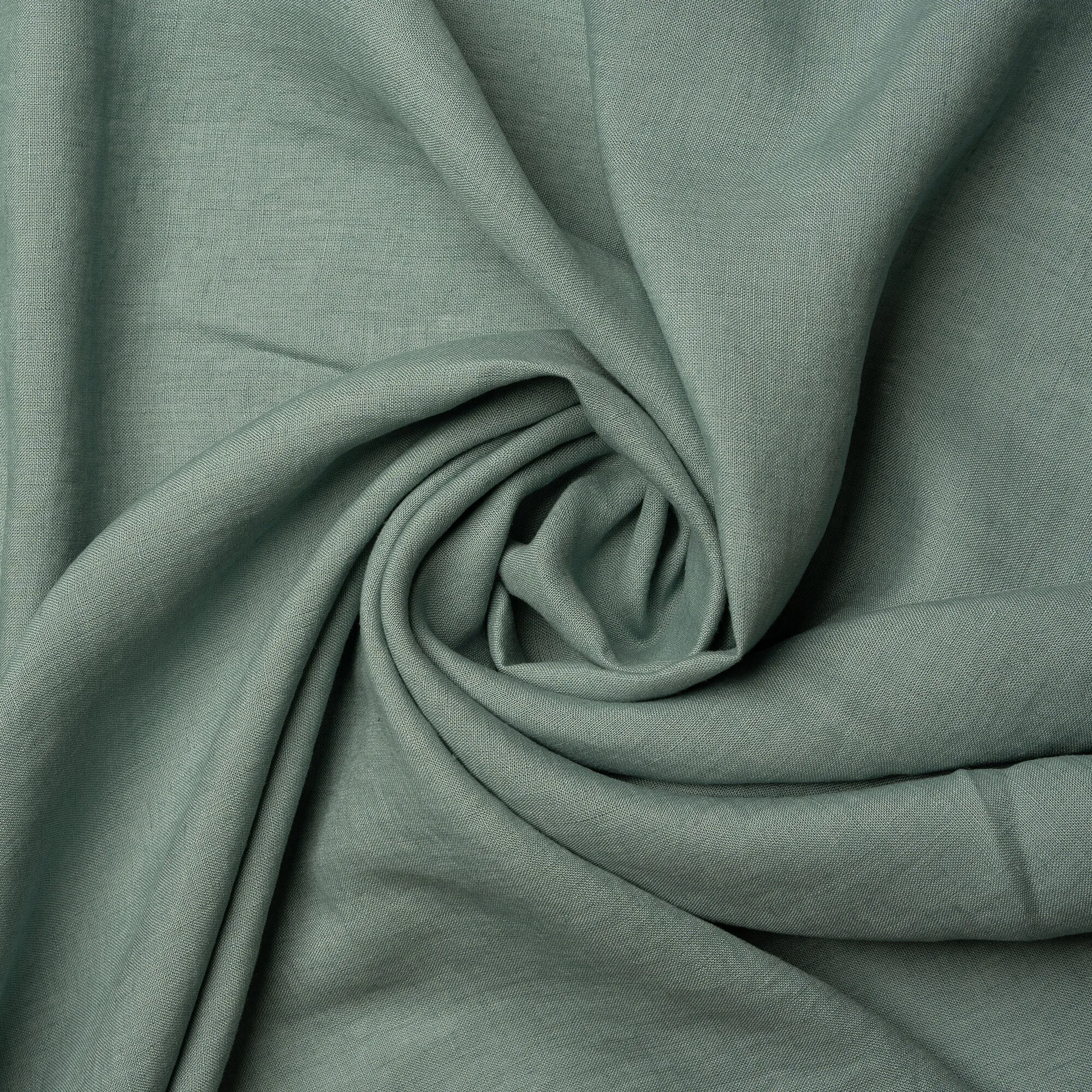 Linen Wrap Top & Wide Pants 2-Piece