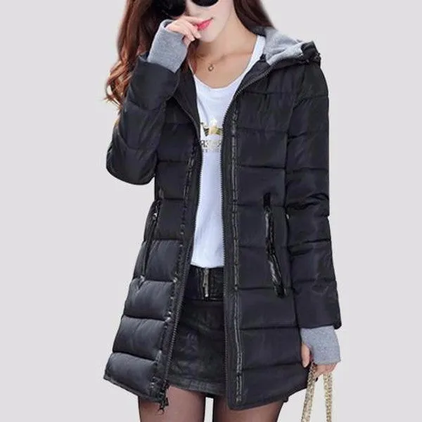 Long Quilted Coat For Women