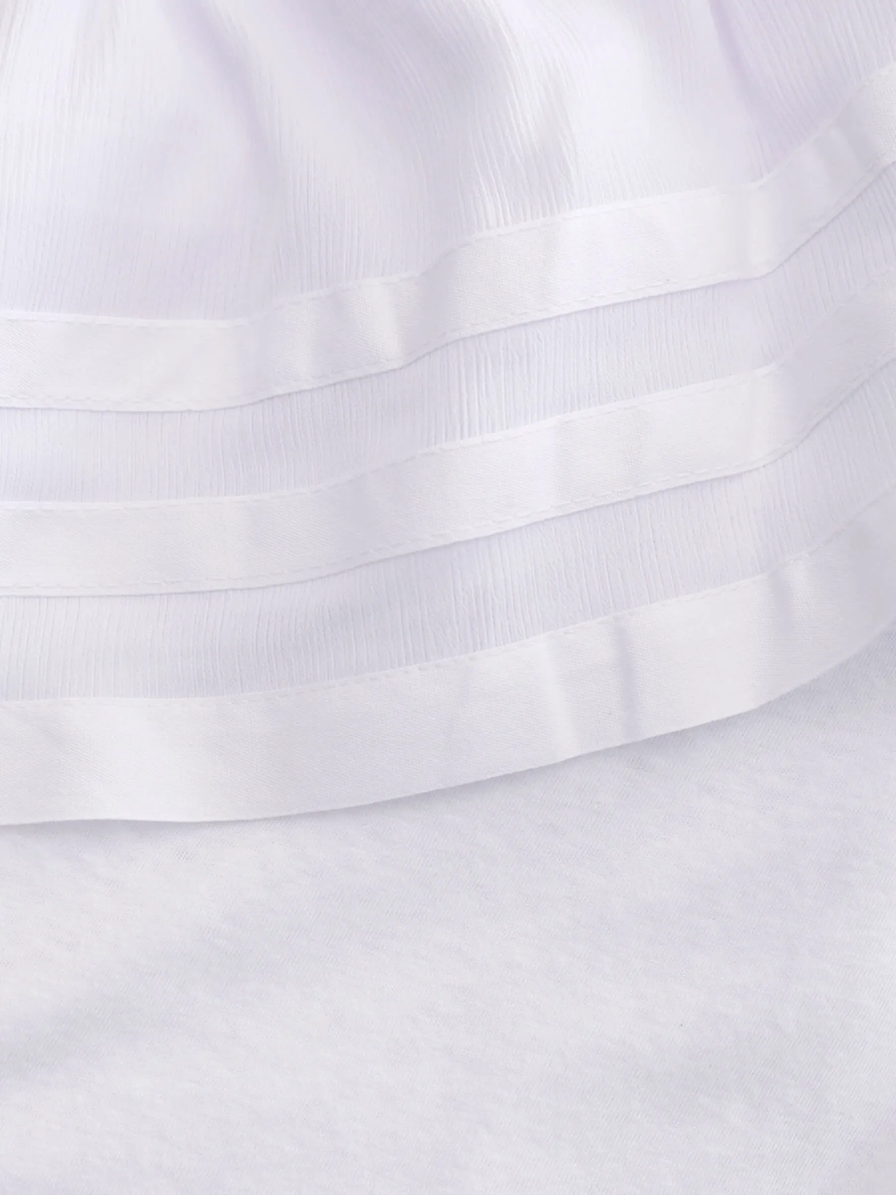 Loose Fit T-shirt with Ruffle Sleeves