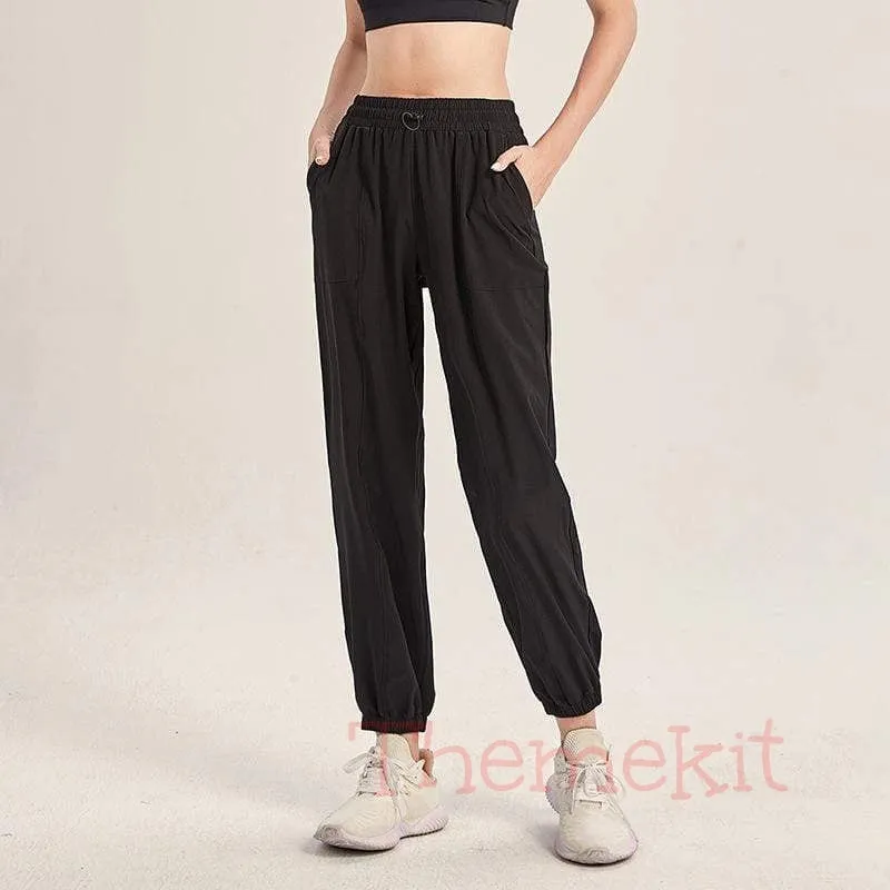 Loose-footed dry pants