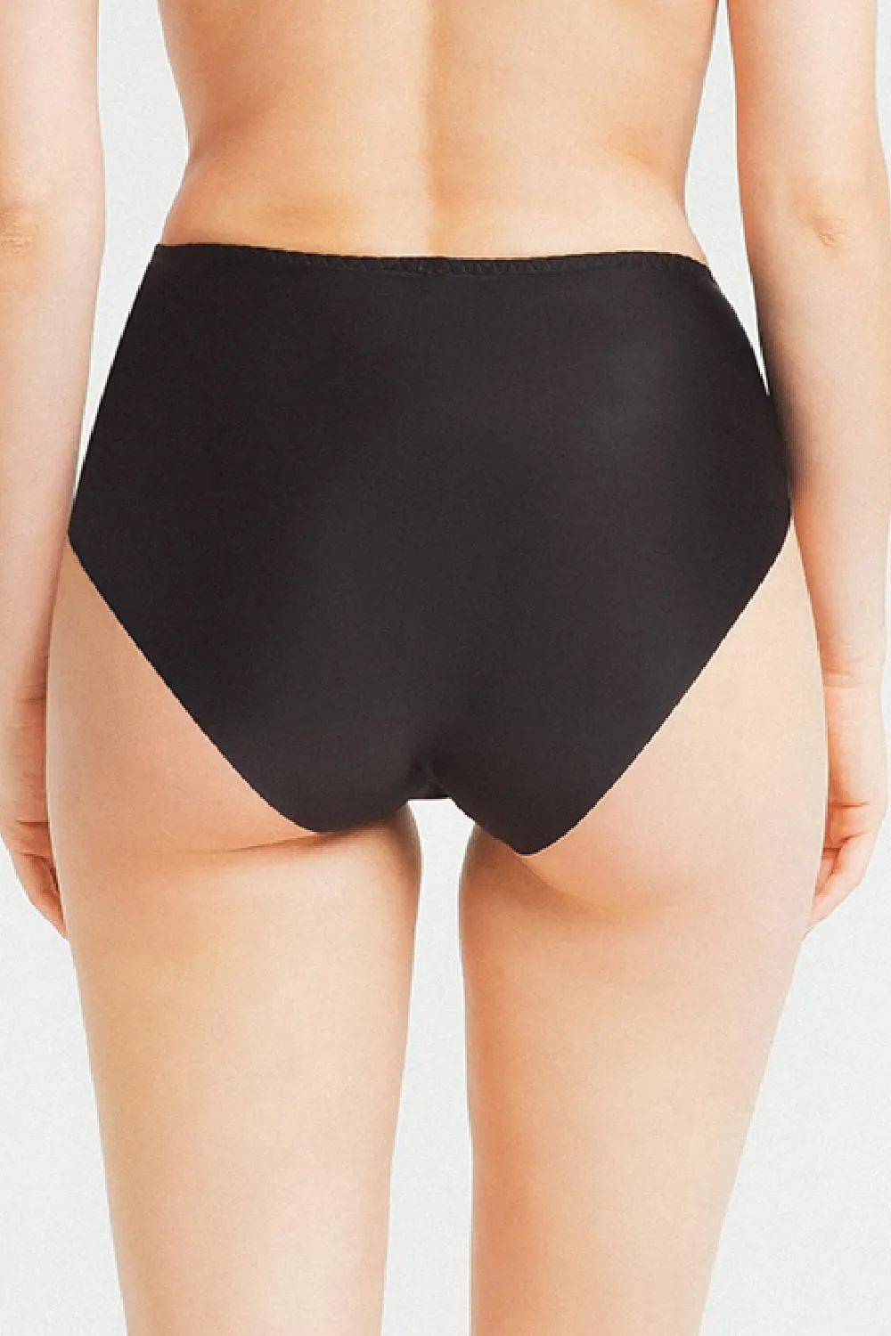 Louisa Bracq Electric Waves Full Brief, Black (49450)