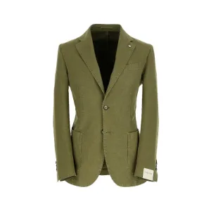 LUBIAM 1911 Garment Dyed Cotton Blazer MILITARY GREEN REG