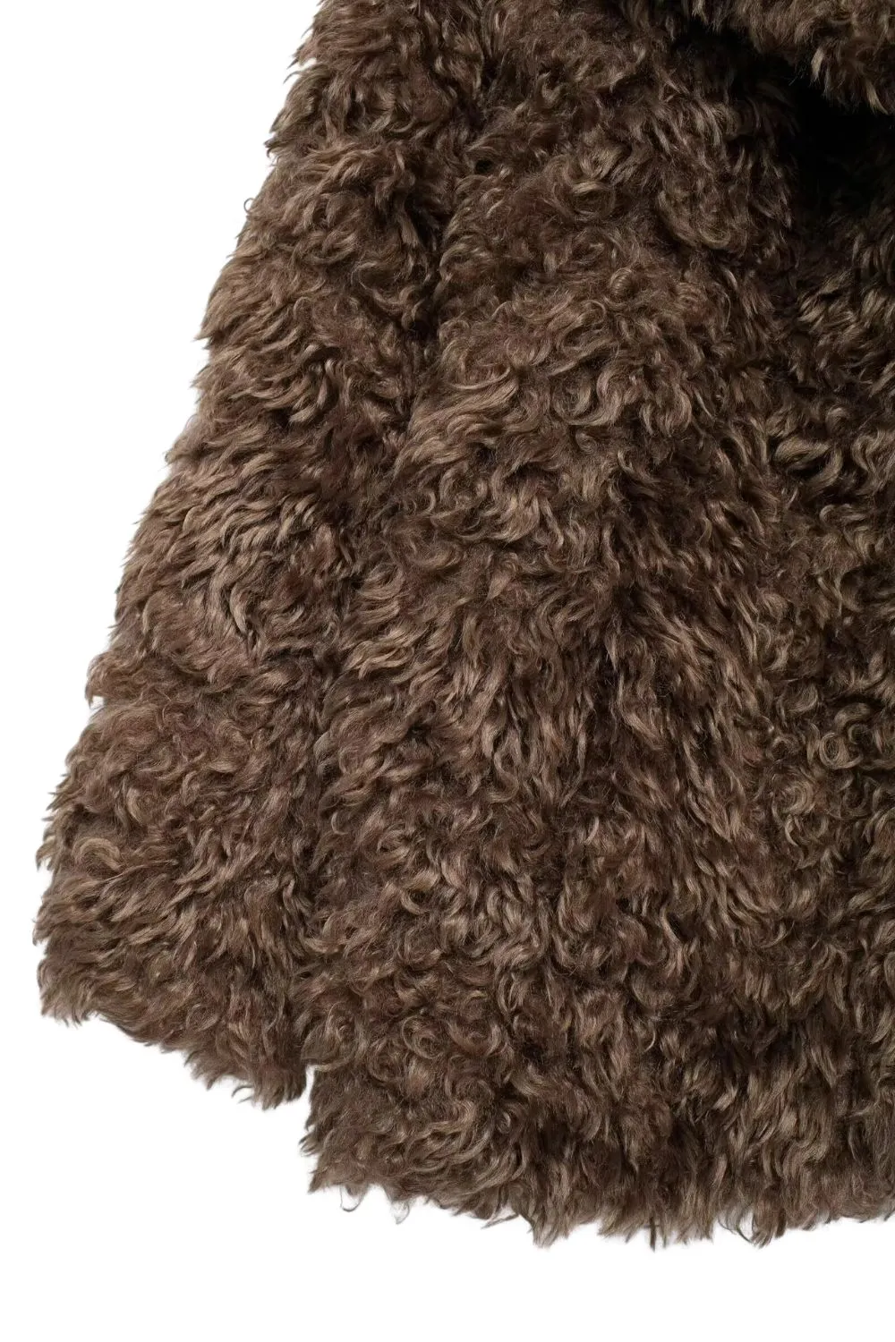 'Lucy' Faux Fur-Effect Short Coat Outerwear