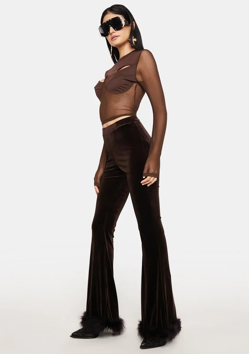 Make It Haute Velvet Flares