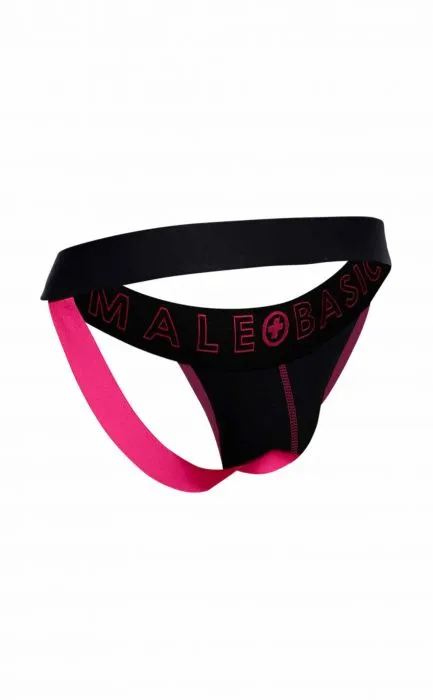 Male Basics Neon Jockstrap Coral SM