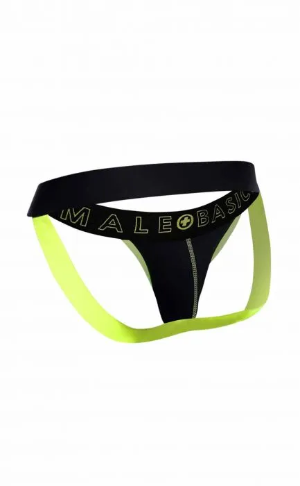 Male Basics Neon Jockstrap Neon Yellow SM