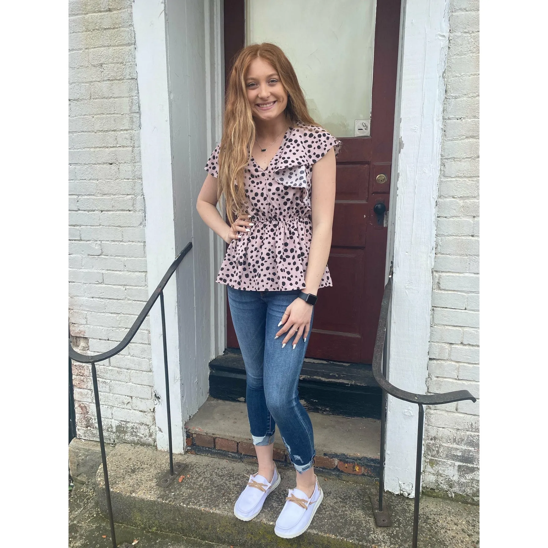 MAUVE   Dalmation Top