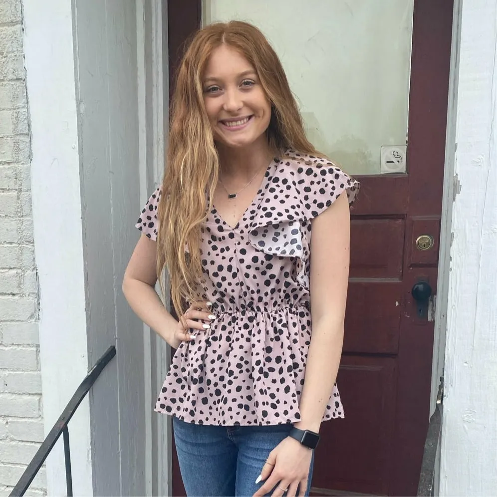 MAUVE   Dalmation Top