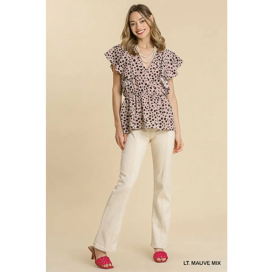 MAUVE   Dalmation Top