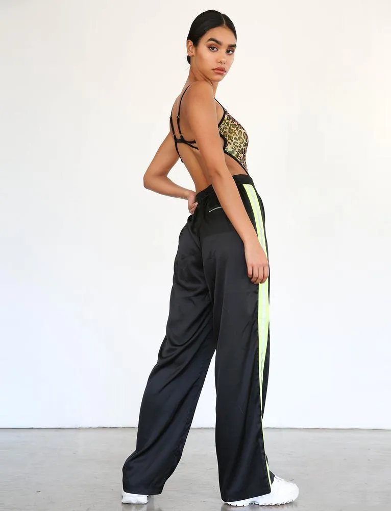 Maxwell Pant - Black With Neon