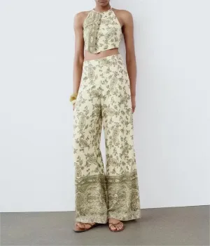 Melanie - Floral Print Two-Piece Set
