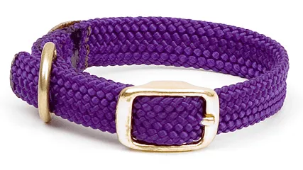 Mendota Double Braid Narrow Junior Dog Collar