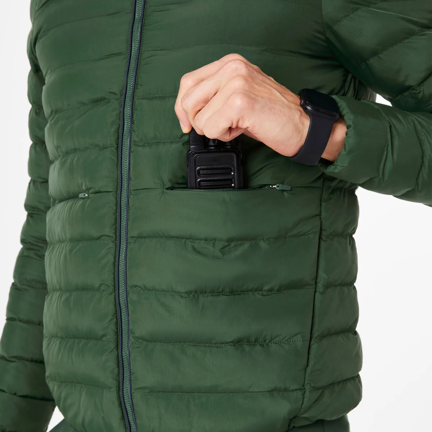 men's British Racing Green Racing On-Shift™ Packable - Puffer Jacket