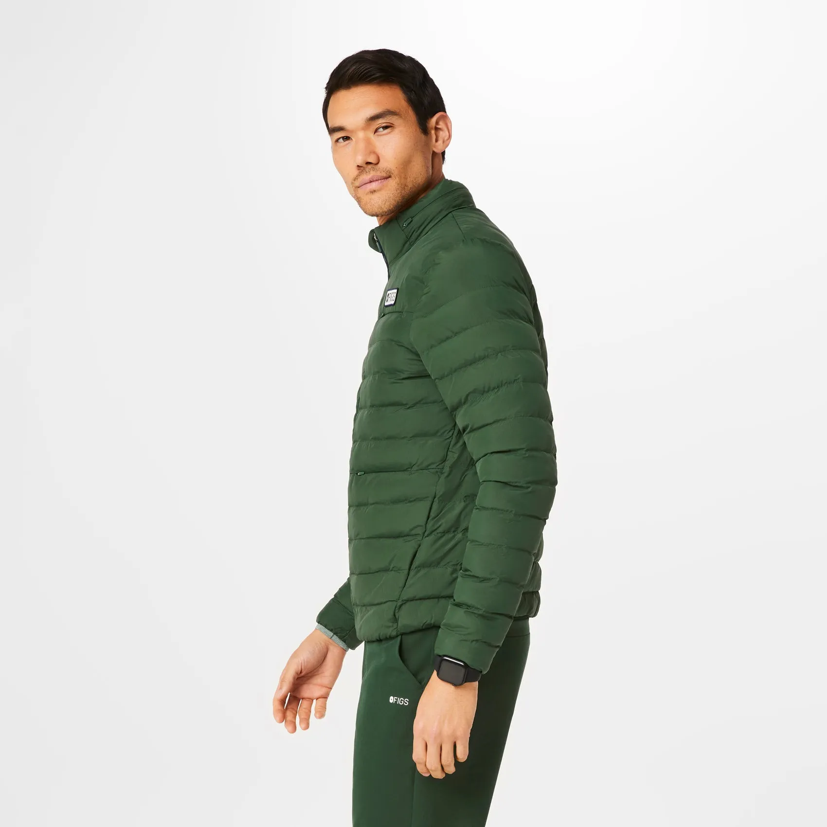 men's British Racing Green Racing On-Shift™ Packable - Puffer Jacket