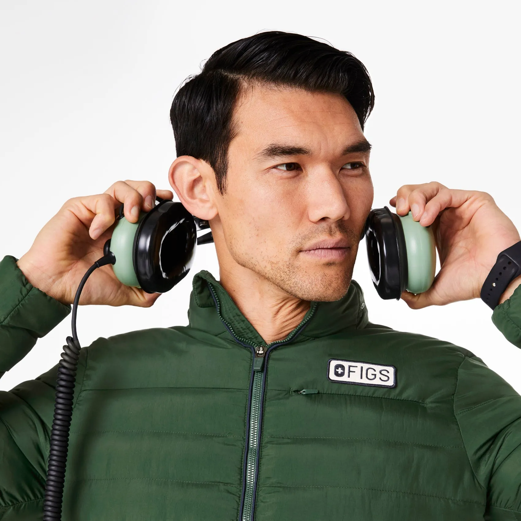 men's British Racing Green Racing On-Shift™ Packable - Puffer Jacket