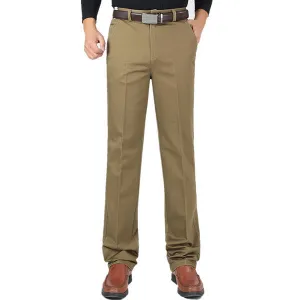 Mens Business Thick Cotton Trousers