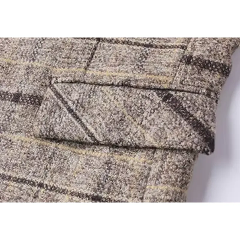 Men's Checked Pattern Slim Fit Blazer | Ideal for All Seasons