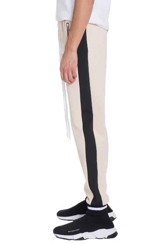 Men's White Heavyweight Sweat Jogger Pants