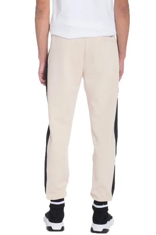 Men's White Heavyweight Sweat Jogger Pants