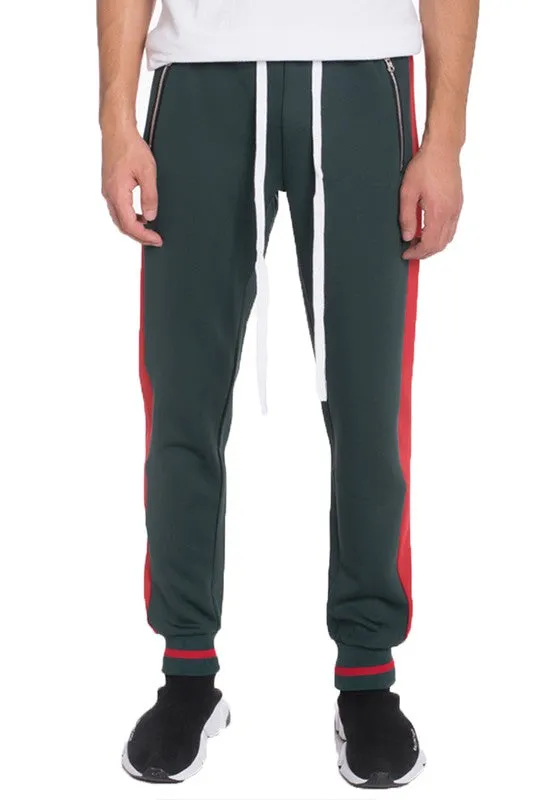 Men's White Heavyweight Sweat Jogger Pants