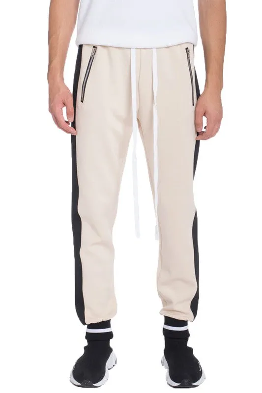 Men's White Heavyweight Sweat Jogger Pants