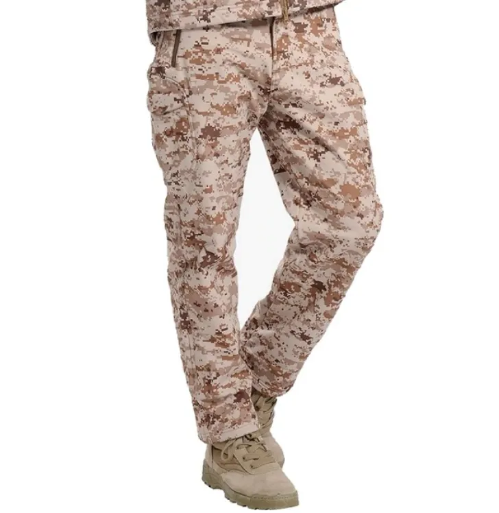 Men's Winter Windproof Waterproof Warm Camouflage Pants