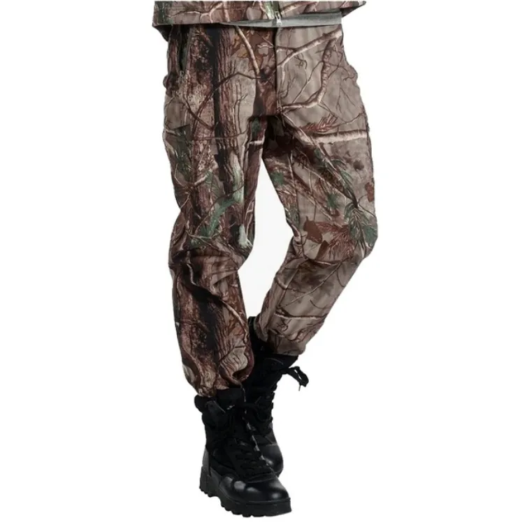 Men's Winter Windproof Waterproof Warm Camouflage Pants