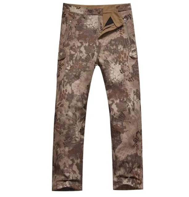 Men's Winter Windproof Waterproof Warm Camouflage Pants