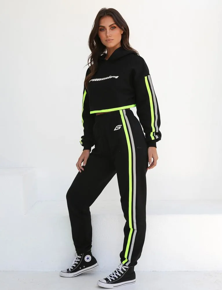 Mercury Pant - Black With Neon