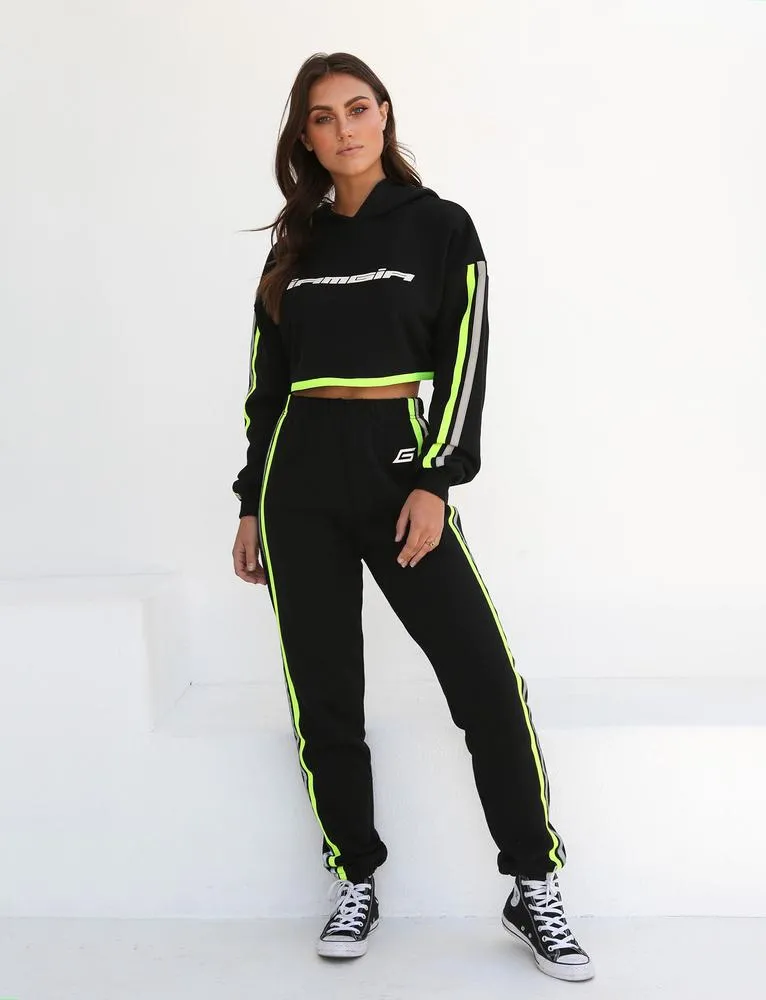 Mercury Pant - Black With Neon